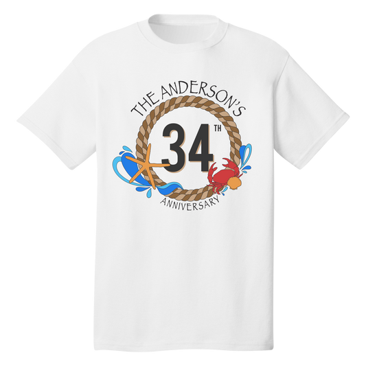 Numbers Ahoy - Unisex Personalized T-Shirt