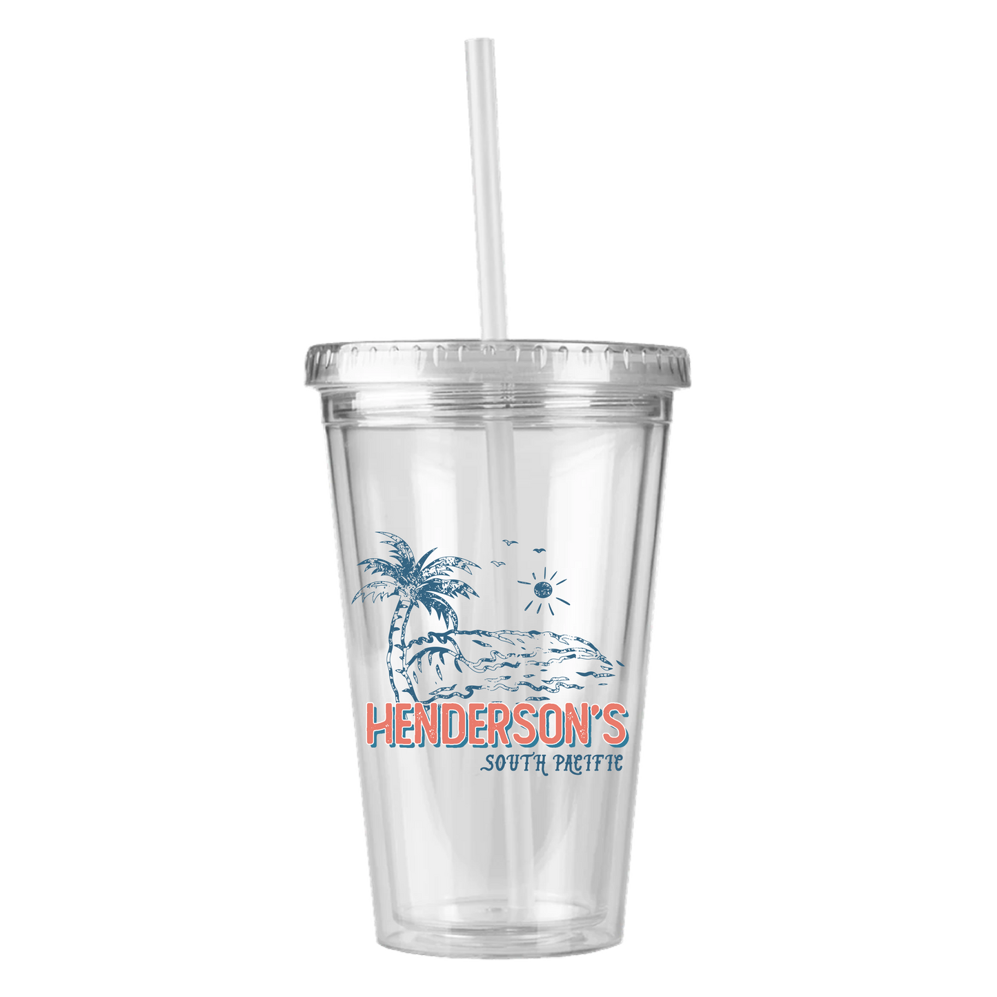 South Pacific -  Personalized Tumbler with Straw