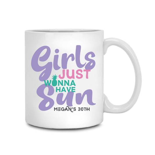 Sun Fun - Personalized Coffee Mug