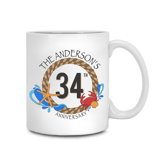 Numbers Ahoy - Personalized Coffee Mug