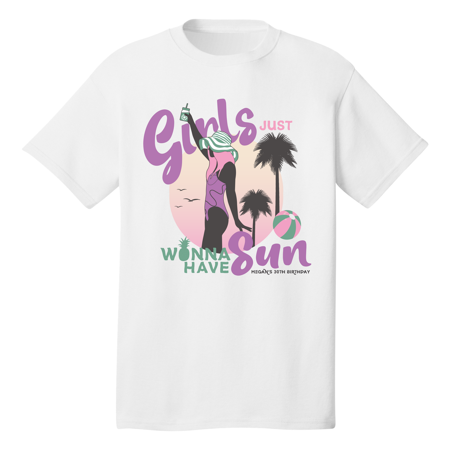 Sun Fun - Women's Personalized T-Shirt